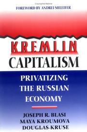 Cover of: Kremlin capitalism by Joseph R. Blasi