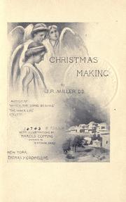 Cover of: Christmas making by James Russell Miller