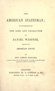 Cover of: The American statesman by Joseph Banvard