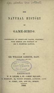 Game birds by Sir William Jardine