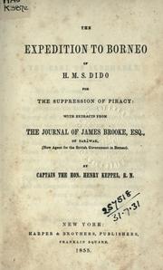 Cover of: The expedition to Borneo of H.M.S. Dido for the suppression of piracy by Henry Keppel