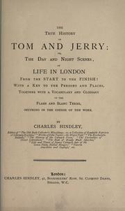 Cover of: True history of Tom and Jerry by Egan, Pierce