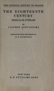 Cover of: The eighteenth century. by Stryienski, Casimir