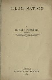 Cover of: Illumination. by Harold Frederic