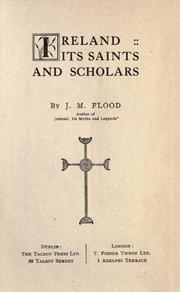 Cover of: Ireland: its saints and scholars