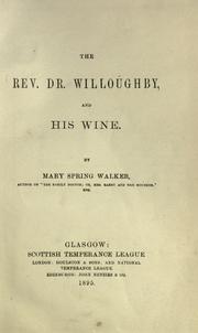 The Rev. Dr. Willoughby and his wine by Mary Spring Walker