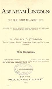 Cover of: Abraham Lincoln by William Osborn Stoddard