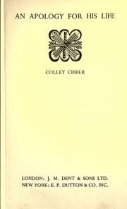 Cover of: An apology for his life. by Colley Cibber