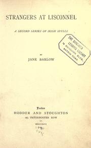 Cover of: Strangers at Lisconnel by Jane Barlow, Jane Barlow