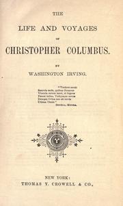 Cover of: Life and voyages of Christopher Columbus by Washington Irving