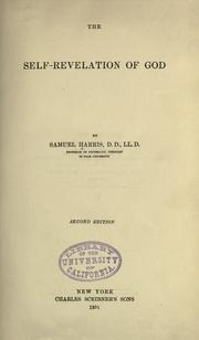 Cover of: The self-revelation of God by Harris, Samuel, Harris, Samuel