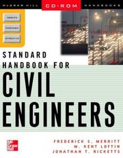 Standard Handbook for Civil Engineers by Frederick S. Merritt, M. Kent Loftin, Jonathan T. Ricketts