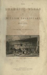 Cover of: The Dramatic Works of William Shakespeare by William Shakespeare