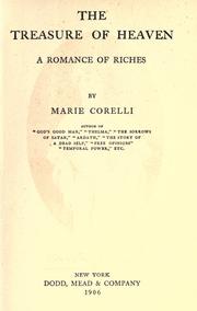 The treasure of heaven by Marie Corelli