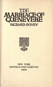 Cover of: The marriage of Guenevere.