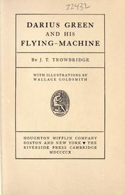 Cover of: Darius Green and his flying-machine by John Townsend Trowbridge