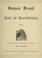 Cover of: Benjamin Disraeli, Earl of Beaconsfield, K.G.