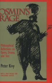 Cover of: Osmin's Rage by Peter Kivy, Peter Kivy