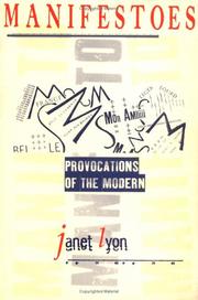 Cover of: Manifestoes: provocations of the modern