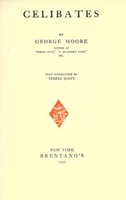 Cover of: Celibates by George Moore