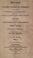 Cover of: Travels in the United States of America, in the years 1806& 1807, and 1809, 1810, & 1811