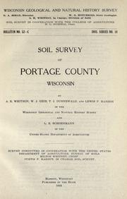 Cover of: Soil survey of Portage County, Wisconsin