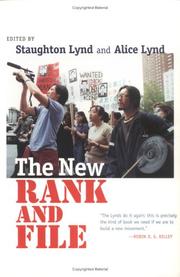 Cover of: The new rank and file by edited by Staughton Lynd and Alice Lynd.