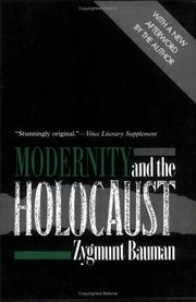Cover of Modernity and the Holocaust