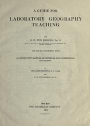 Cover of: A guide for laboratory geography teaching
