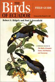 Cover of: Birds of Ecuador Field Guide by Robert S. Ridgely, Paul J. Greenfield