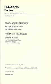 Cover of: Family #15, Gramineae