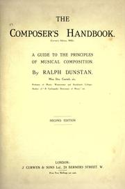 Cover of: The composer's handbook