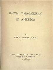 With Thackeray in America by Eyre Crowe