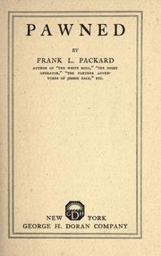 Cover of: Pawned by Frank L. Packard, Frank L. Packard