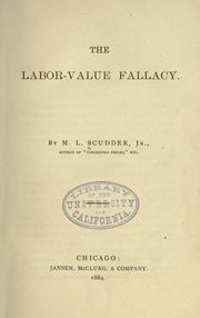 The labor-value fallacy by Scudder, M. L.
