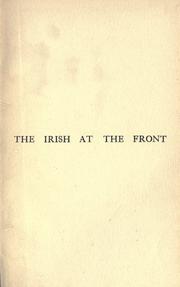 Cover of: The Irish at the front