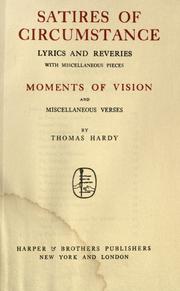 Cover of: The writings of Thomas Hardy in prose and verse, with prefaces and notes.