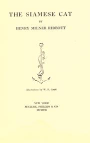 Cover of: The Siamese cat. by Henry Milner Rideout