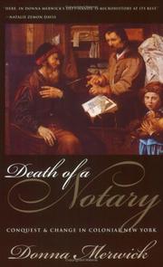 Death of a Notary by Donna Merwick