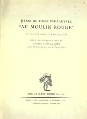 Cover of: Henri de Toulouse-Lautrec: "Au Moulin Rouge", in the Art Institute of Chicago.