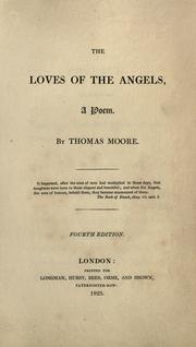 The loves of the angels by Thomas Moore