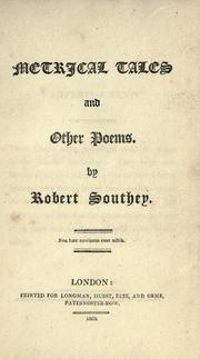 Metrical tales, and other poems by Robert Southey