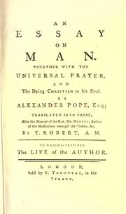 Summary and analysis of essay on man by alexander pope