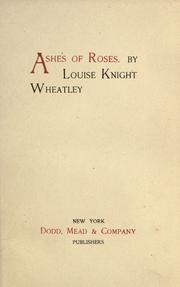 Cover of: Ashes of roses.