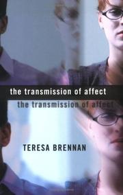 Cover of: The Transmission of Affect