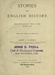 Cover of: Stories from English history: from the earliest times to the present day