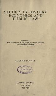 Cover of: The financial history of Virginia, 1609-1776 by William Zebina Ripley