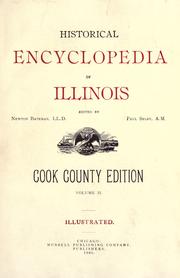 Cover of: Historical encyclopedia of Illinois by Newton Bateman