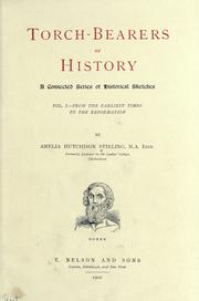 Cover of: Torch-bearers of history by Amelia Hutchison Stirling