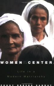 Women at the Center by Peggy Reeves Sanday